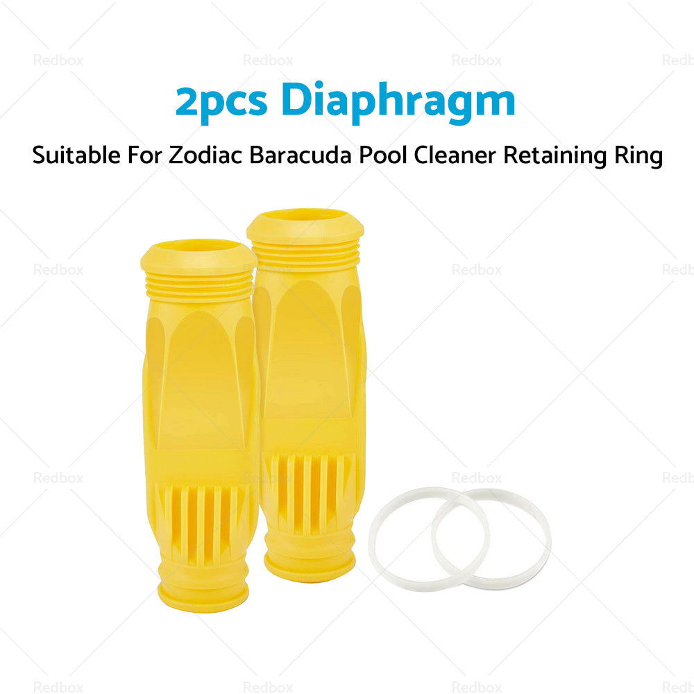 2PCS Diaphragm Cassette Suitable For Zodiac Baracuda Pool Cleaner Retaining Ring