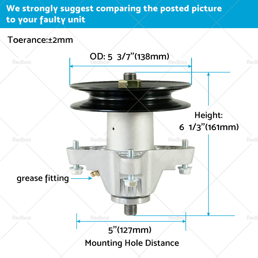 Spindle Assembly For 50 inch  54 inch  MTD Cub Cadet Mowers 918-04126A 618-04126A