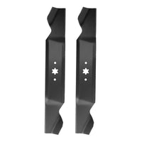 2x Blades Suitable for 38inch MTD Ride on Mowers 6 Point Centre Hole 742-0654