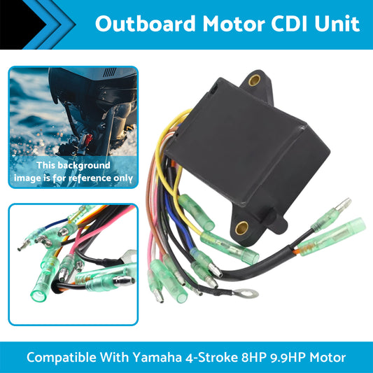CDI Unit Suitable For Yamaha 4 Stroke 8HP 9.9HP Outboard Motor 68T-85540-00 Outboard Motor CDI Unit