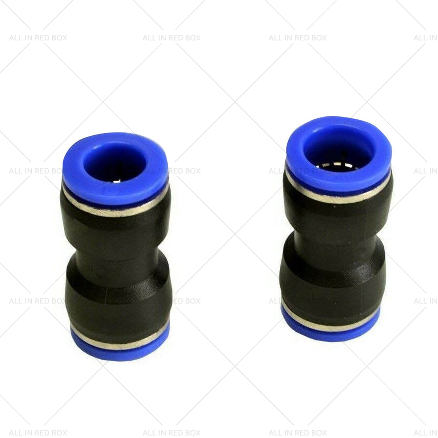 2 Box Air Line Coupler Push in Hose Joiner Metric Quick Connect Kit Nylon Hose