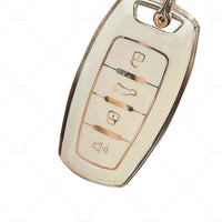 Beige TPU Remote Key Fob Case Cover Fit For Great Wall Haval Hover H1 H4 H6 H7 9