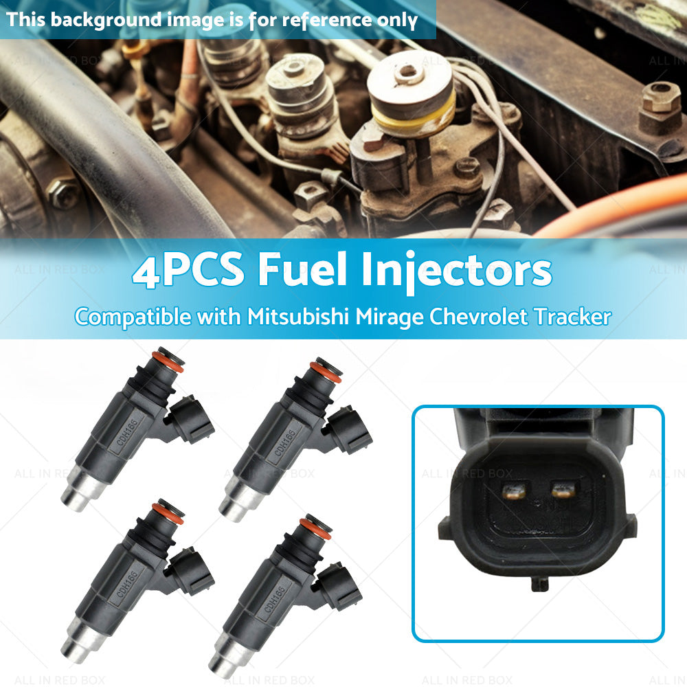 4PCS Fuel Injector CDH166 Suitable for Mitsubishi Mirage 1. 5L Suzuki Vitara 1. 6L