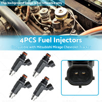 4PCS Fuel Injector CDH166 Suitable for Mitsubishi Mirage 1. 5L Suzuki Vitara 1. 6L