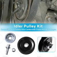 Idler or Tensioner Pulley Suitable For Toyota Hilux KZN165R 3. 0 1KZ-TE LAND CRUISER