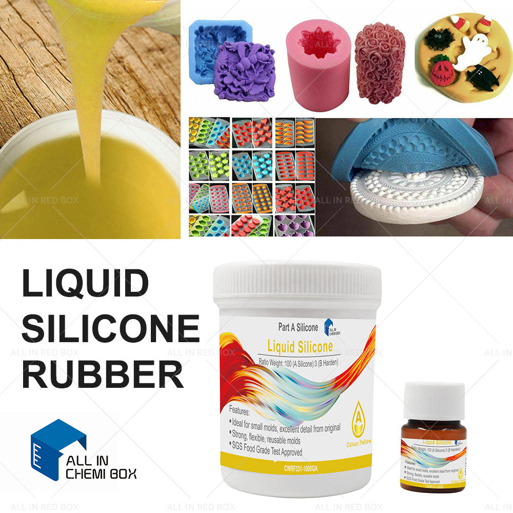 SH25 Liquid Silicone Rubber Mould Making Kit 100 3 Mix - 1Kg 2Kg 5Kg 10Kg Blue