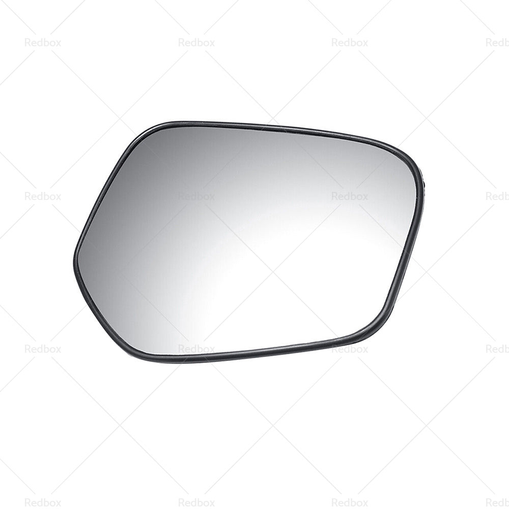 FRONT RIGHT SIDE MIRROR GLASS W  BACK PLATE SUITABLE FOR MITSUBISHI TRITON 06-15