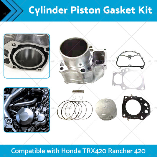 Cylinder Piston Ring Gasket Kit for Honda TRX420 F TRX420 Rancher 420 2007-2022