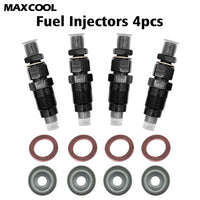 4X 4M40 4M40T Diesel Fuel Injectors for Mitsubishi Delica Spacegear Pajero 2. 8L