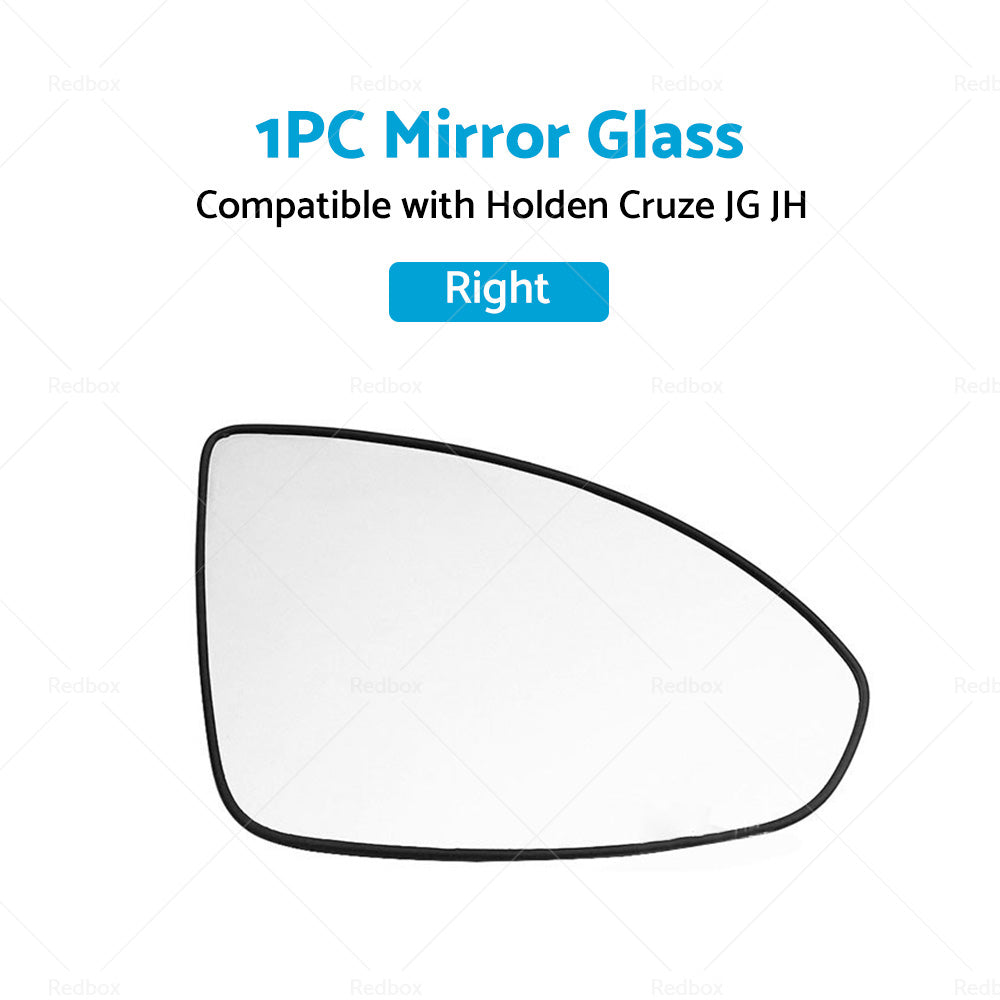 Right Driver Side Mirror Glass w  Base Suitable for Holden Cruze JG JH 2009-2016