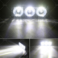 2X Super Bright 3 LED Daylight Running Lights Daytime Driving Light DRL White