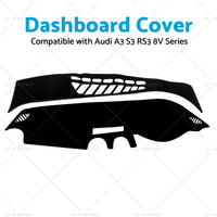 Dash Mat Non-Slip Suitablefor Audi A3 S3 RS3 8V Series 2013-2018 Dashboard Cover