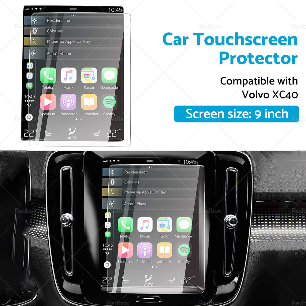 Touchscreen Protector Car Tempered Glass Film 9inch Suitable For Volvo XC40 18-22