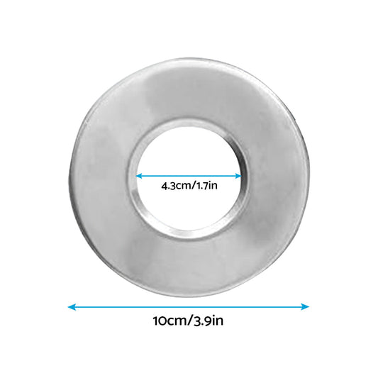 Ladder Accessories 2Pcs Stainless Steel Bumpers Escutcheon Handrail Pool Covers