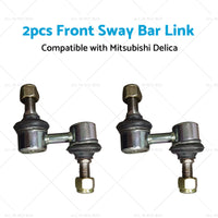 2x Front Stabilizer Sway Bar Link Suitable For Mitsubishi Delica PD8W 1994-2004