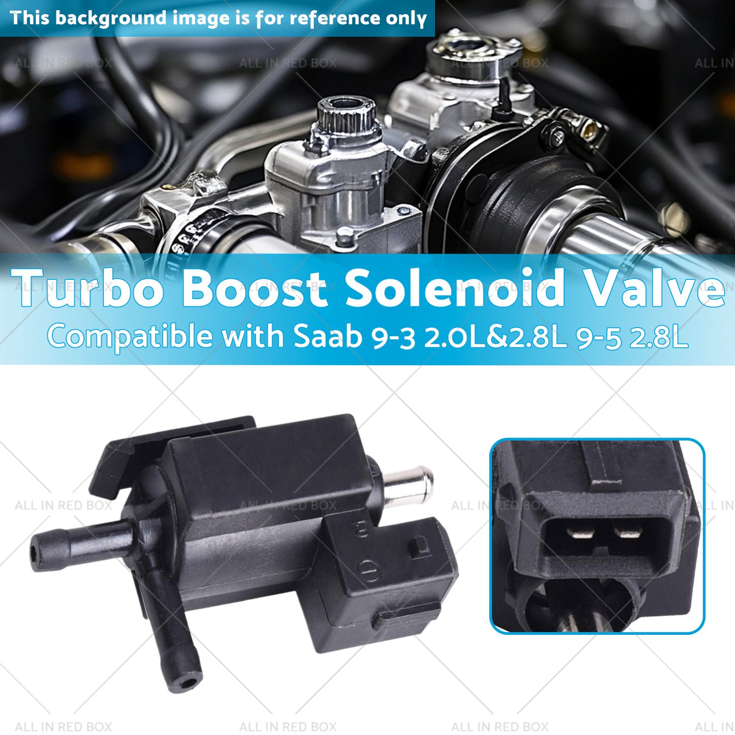 Turbo Boost Solenoid Valve Suitable for Saab 9-3 2. 0L and 2. 8L 9-5 2. 8L 728311040