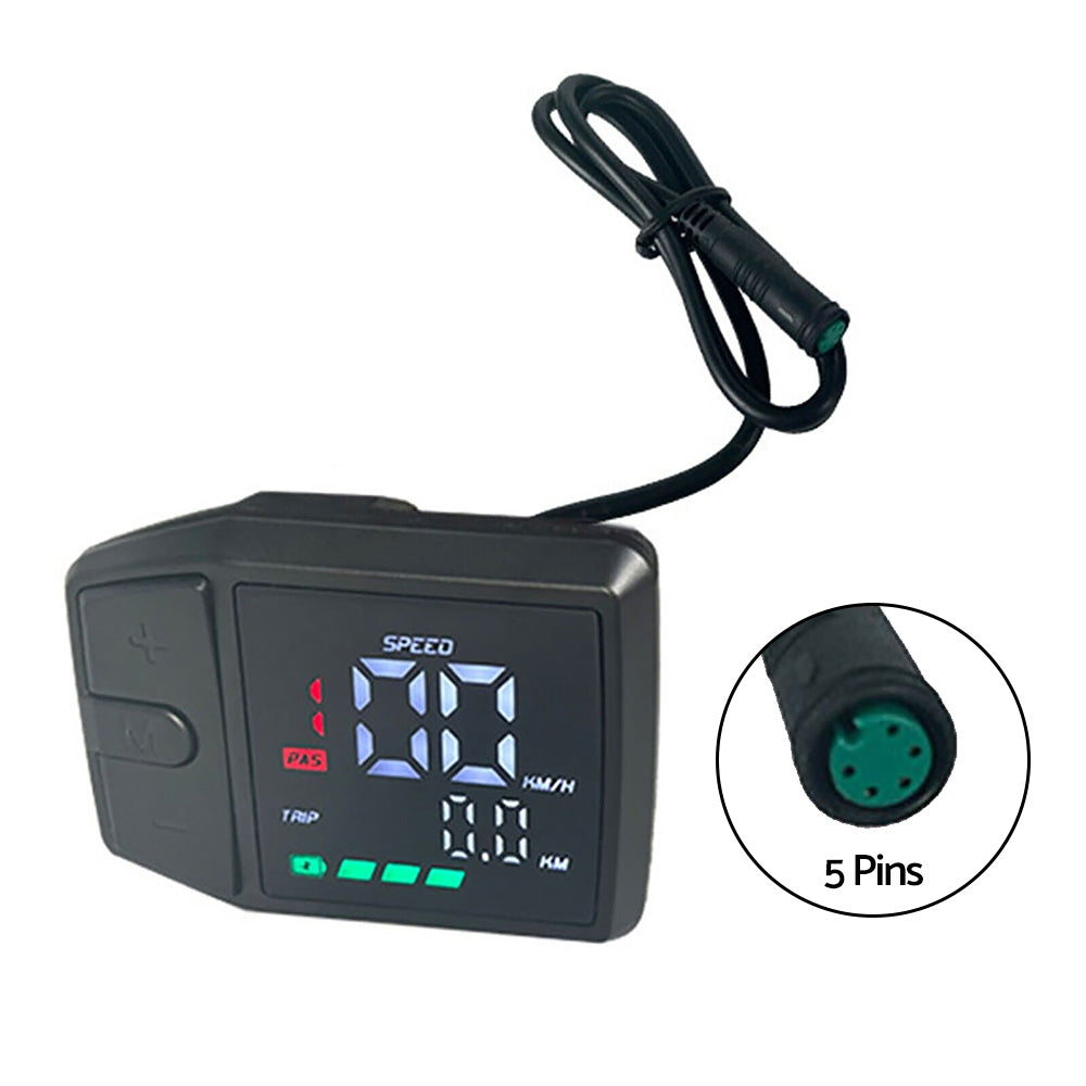 High Quality LCD Instrument Suitable For Bafang BBS01 Center Motor Color Display
