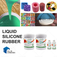 SH25 Liquid Silicone Rubber Mould Making Kit 100 3 Mix - 1Kg 2Kg 5Kg 10Kg Blue