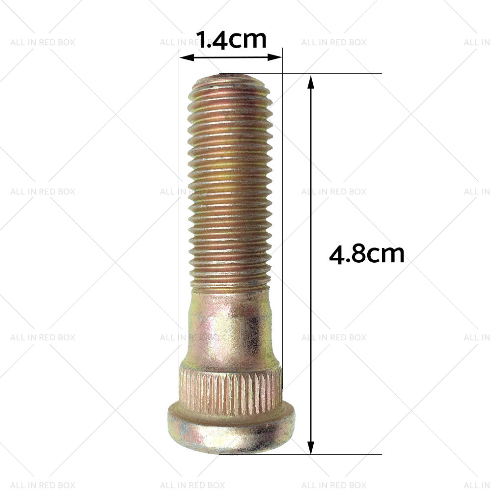 Wheel Stud 6 PCS Suitable For Mitsubishi Triton MH MJ MK ML MN MQ MR