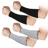 4 Pair Cut Resistant Sleeves Arm Protection Sleeves Forearm Protectors 4 Colors