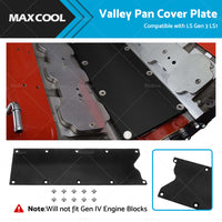 Suitable For LS1 LS Gen 3 Billet Valley Pan Cover Low Plate Knock Sensor Delete