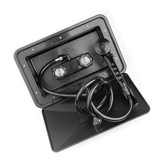 compare product 1 Set External Caravan / RV Shower Box Kit with Exterior Faucet Suitable For Camper Trailer & Boat