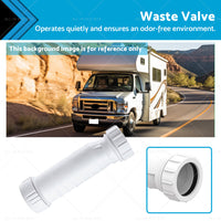 Waterless Self Sealing Waste Valve Inline Trap Bath Basin Caravan RV