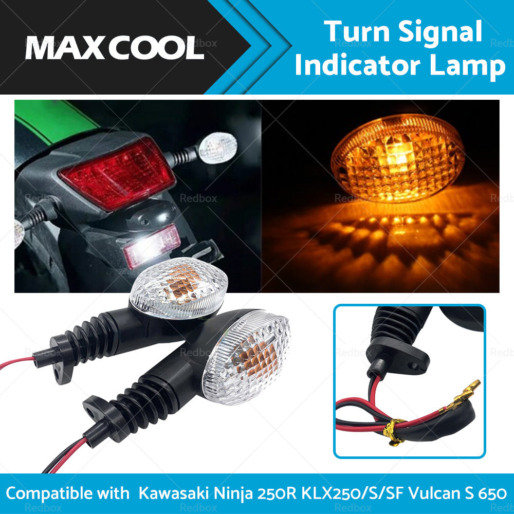 Turn Signal Indicator Lamp Suitable For Kawasaki Ninja 250R KLX250 or S or SF Vulcan S