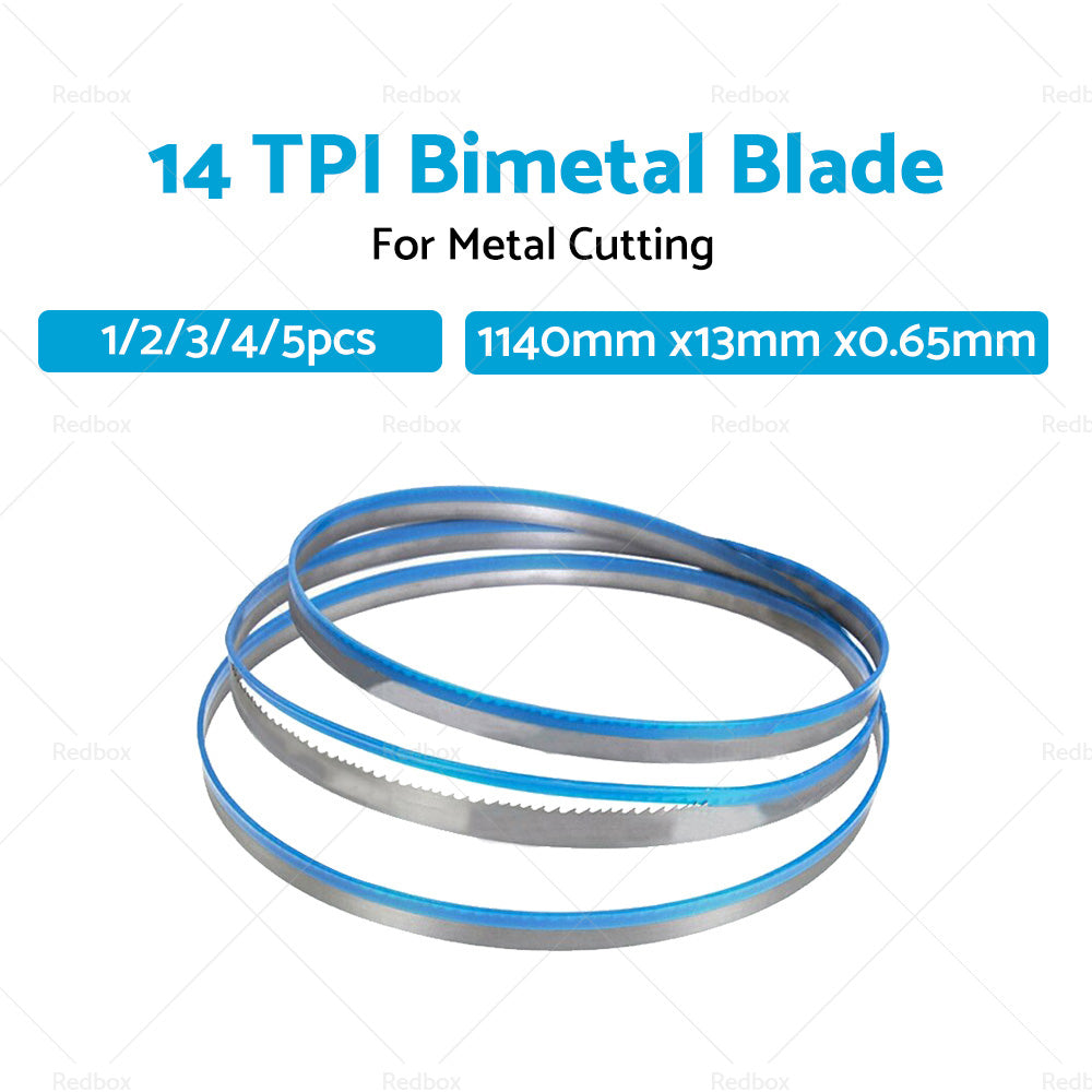 BI METAL BIMETAL BAND SAW BANDSAW BLADE 1140mm x13mm x 14 TPI FOR METAL CUTTING