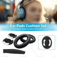 Ear Pads Headband Suitable for QuietComfort 2 QC2 QC15 QC25 Bose Earphones