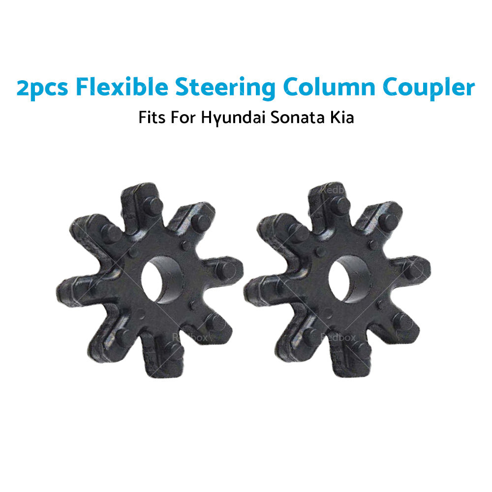 2x Steering Column Rubber Flex Coupling Fits For Hyundai i30 Sonata Santa Fe Kia