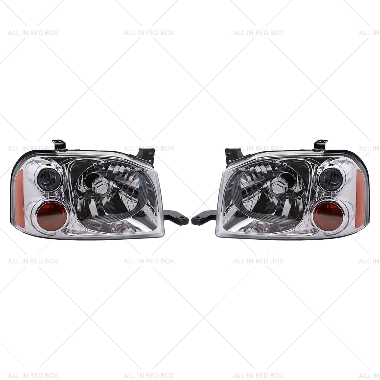 LeftRight Pair Light Front Lamp Head Lights Suitablefor Nissan Navara D22 01-15