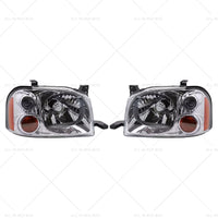 LeftRight Pair Light Front Lamp Head Lights Suitablefor Nissan Navara D22 01-15