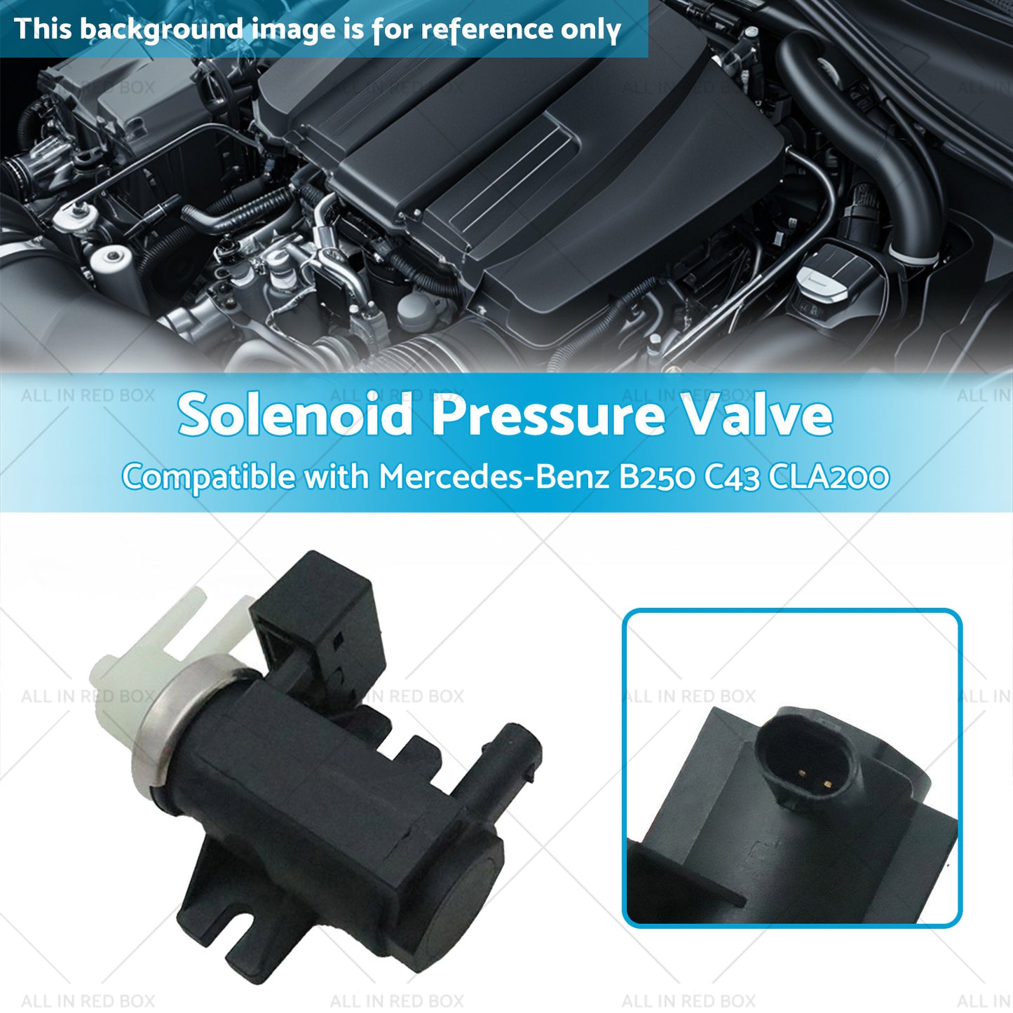 Solenoid Pressure Valve Suitable for Mercedes-Benz B250 C43 CLA200 A0081535428