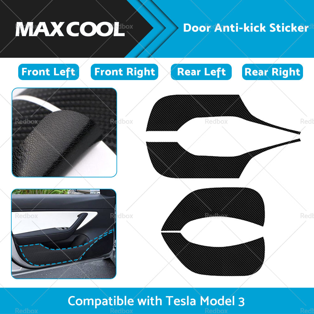 Suitable for Tesla Model3 Accessories Car Door Anti-kick Sticker Cover Protector