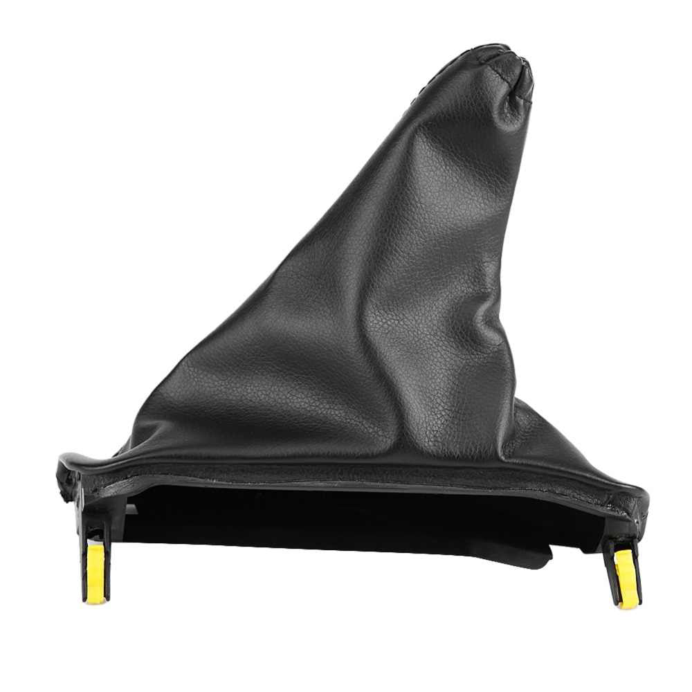 Set Handbrake  and  T-Bar Boot Cover Black Leather for Ford Falcon FG FG-X 2008~2018