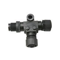 NMEA2000 5 Pins T Connector for Garmin Lowrance Simrad B and G Navico Networks Black