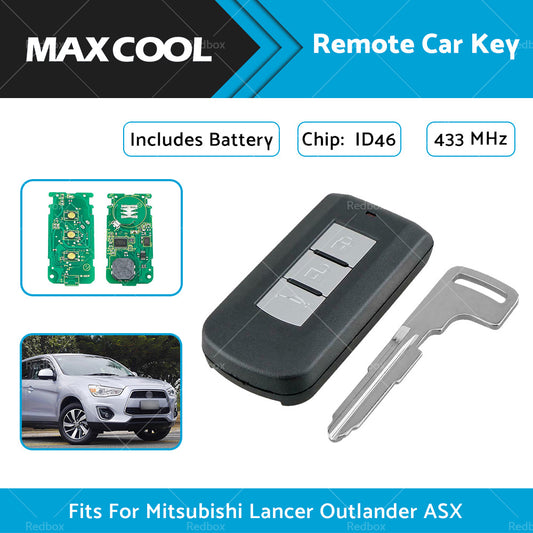 3 Buttons Remote Smart Car Key ID46 Fits For Mitsubishi Lancer Outlander ASX