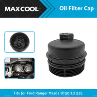 Oil Filter Cartridge Housing Cap Cover for Ford Ranger PX Mazda BT50 2. 2L 3. 2L