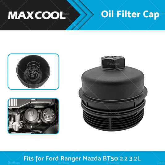 Oil Filter Cartridge Housing Cap Cover for Ford Ranger PX Mazda BT50 2.2L 3.2L