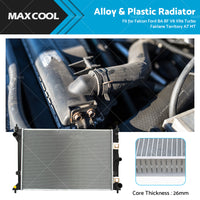 Cooling Radiator Rad For Falcon Ford BA BF V8 XR6 Turbo Fairlane Territory AT MT