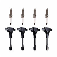 Ignition Coil and Spark Plug Kit Suitable for Nissan Altima Sentra Infiniti G35 - ZT3