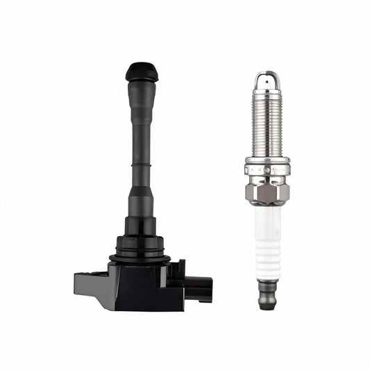 Ignition Coil UF659 with Iridium Spark Plug 91215 Suitable for Nissan Almera