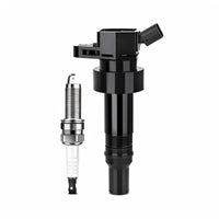 Ignition Coil and Spark Plug Kit Suitable for Hyundai Accent Elantra Veloster - BD2