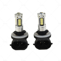 2x 881 H27 Extremely Bright 30W 6000K White LED Car SUV Fog Light Bulb DRL Lamp