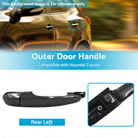 Rear Left Smooth Exterior Outer Door Handle Suitable For Hyundai Tucson 05-09