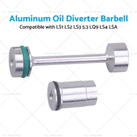 Billet Aluminum Oil Diverter Barbell Suitable For LS Engine LS1 LS2 LS3 5. 3 LQ9