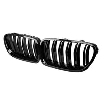 Bumper Bar Grill Grille Bodykit Suitable For BMW 5 Series F10 F11 Gloss Black