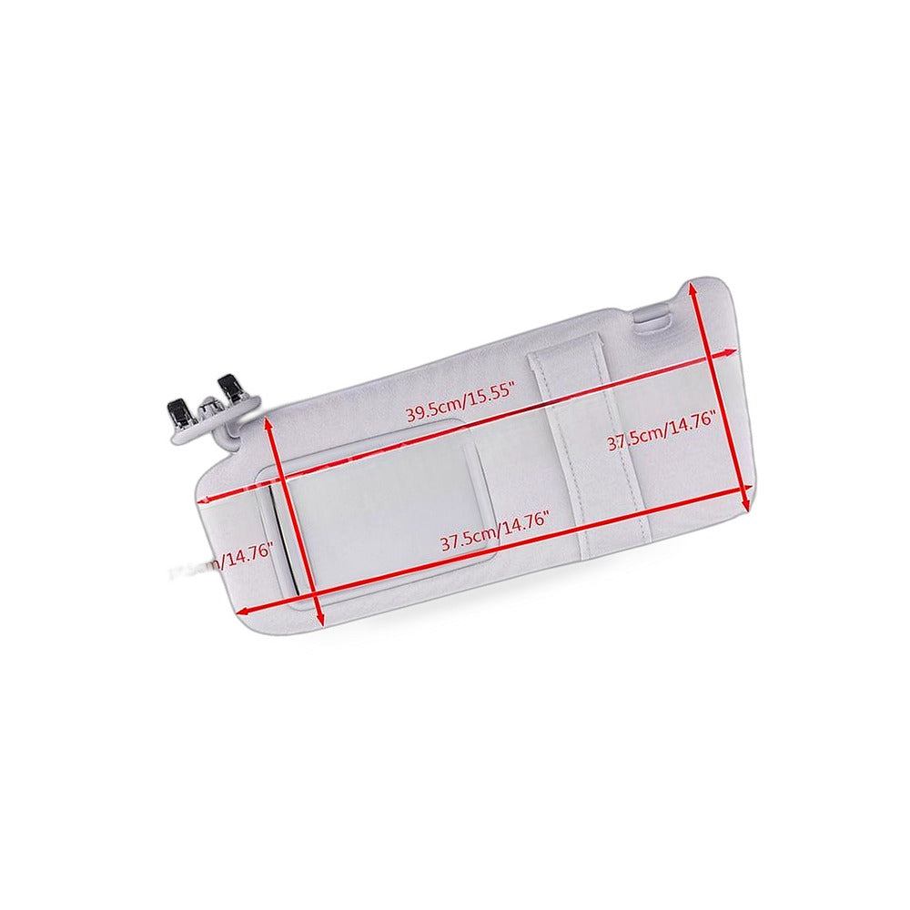 Left Sun Visor Suitable for Toyota Camry 2007-2011 Gray 74320-06780-B0 - BD2