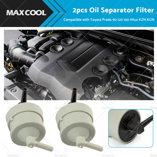 2pcs MAP Sensor Oil Separator Filter Suitable for Toyota Prado 90 120 150 Hilux